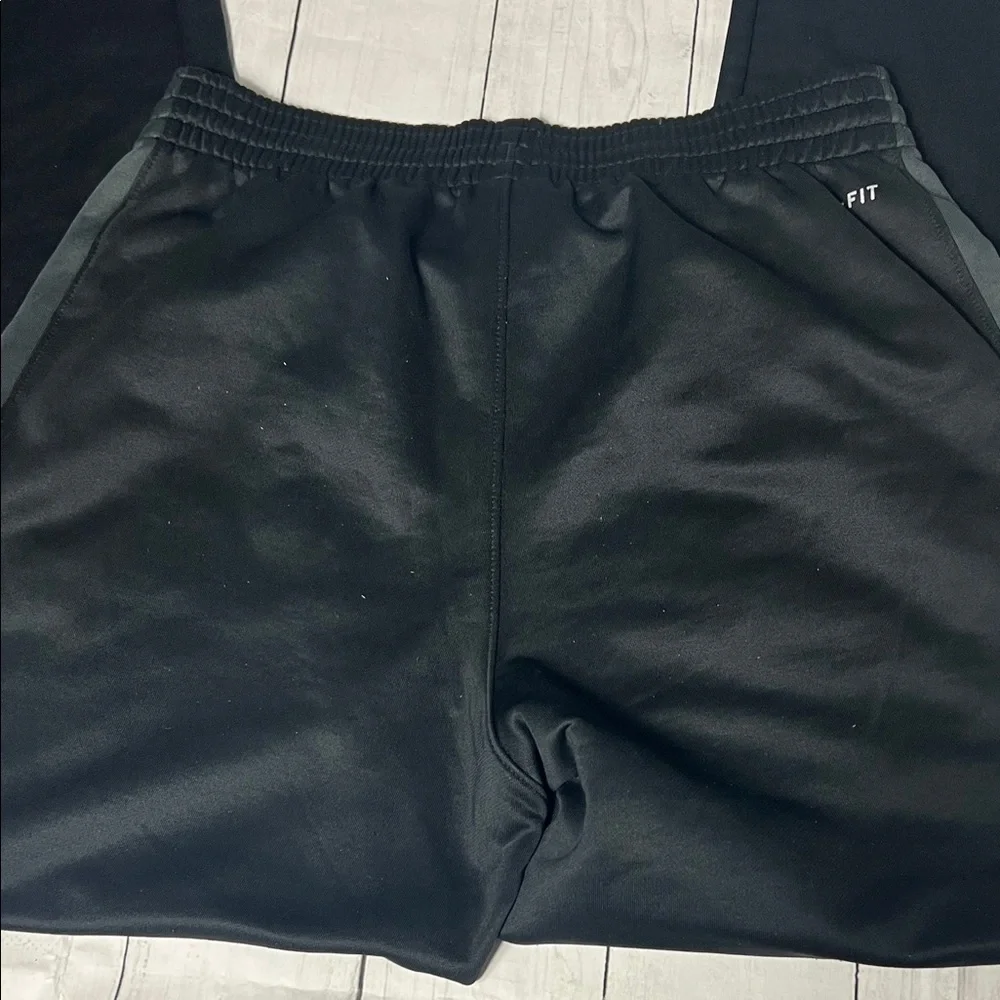 Nike Dri-FIT Black Athletic joggers with white Logo - Size M